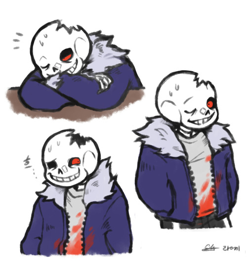 more horror sans:) <3<3(designed by @sour-apple-studios)