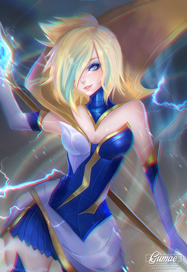 gumae:ELEMENTALIST LUX | Dark, Storm, Magma, Mystic and Ice.now available as a prints