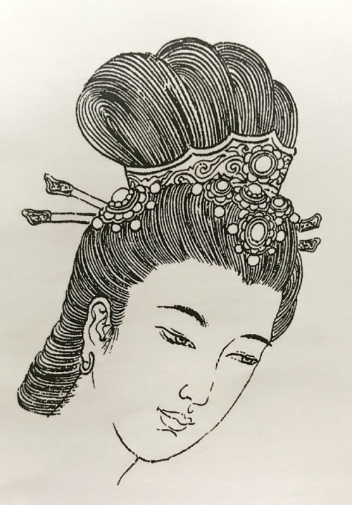 changan-moon:Hairstyles of dunhuang feitian 敦煌飞天 by 李愚