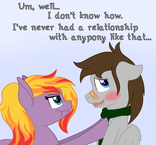 askfuselight:  I swear it’s true! I don’t know! ((*dramatic gasp* The truth is revealed! I mean, he’s way too airheaded to even catch subtle hints. This comes as a surprise to nobody~ Thanks to askthemares for the ask, be sure to check them out!