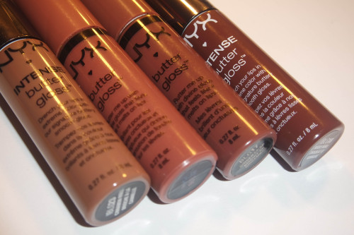 utopianslutttpalace:  bootyschool:  brxwnbeauty:  Hi Beauties,  Here’s a (quick) late night post on some nude gloss options for my brown beauties. All of these options are by NYX and retail for ŭ.99 each. If you’re someone who shops at Ulta, then