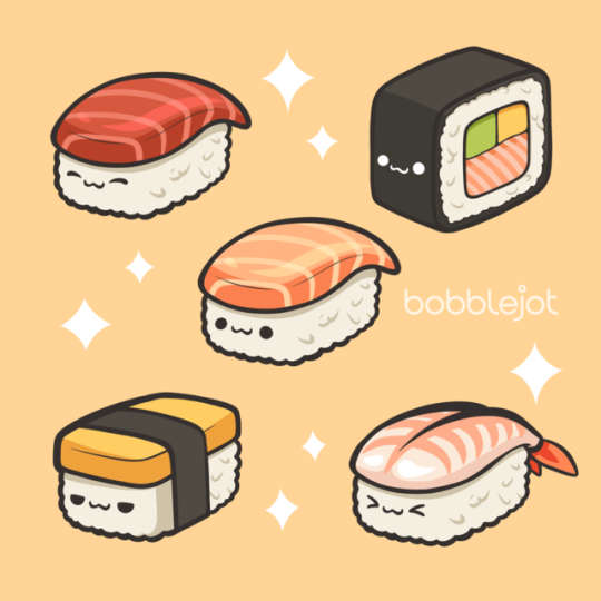 bobblejot:  Sushi! Which one is your favourite? I love tamago!