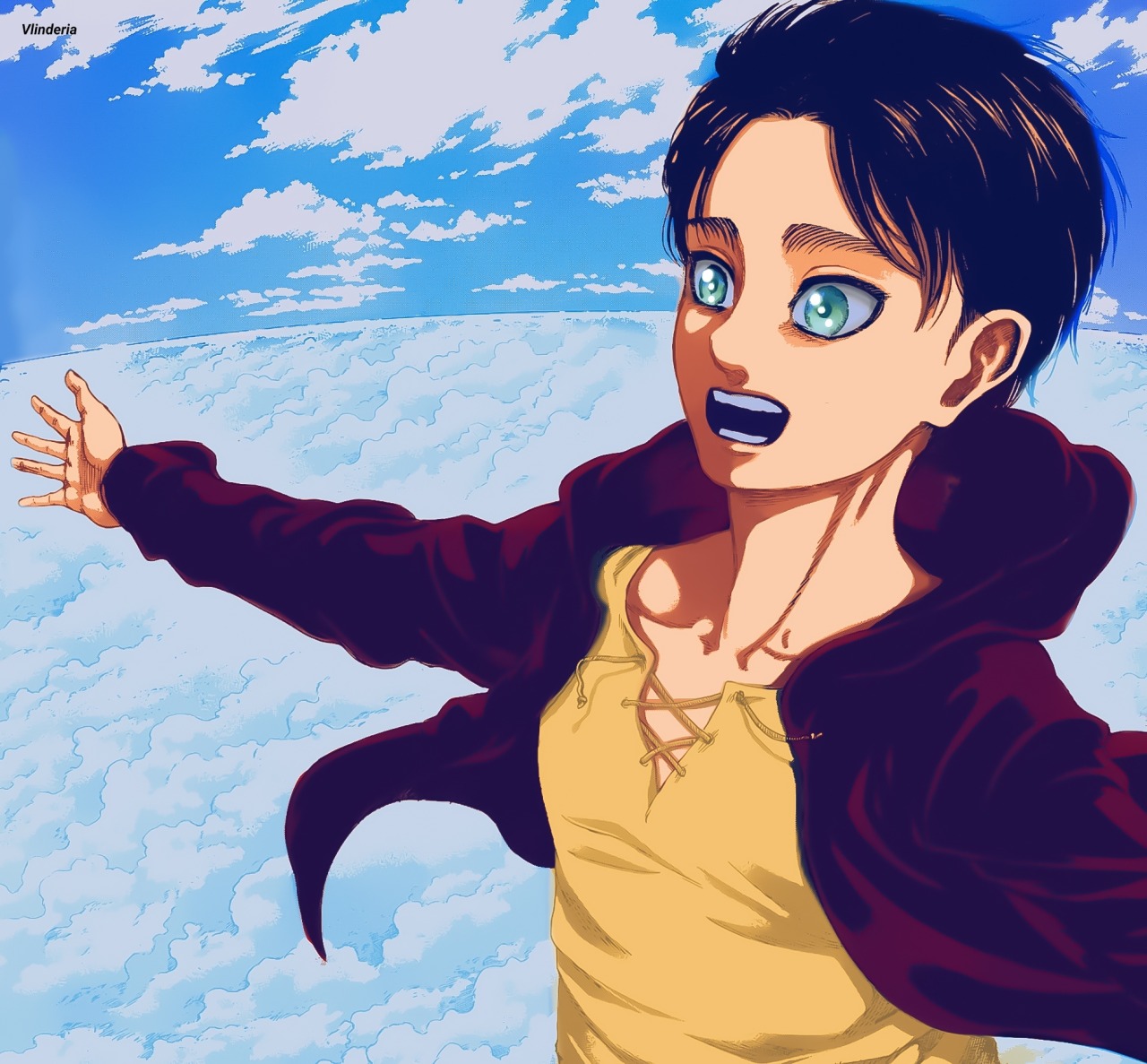 Download Attack On Titan — Eren inside his titan.