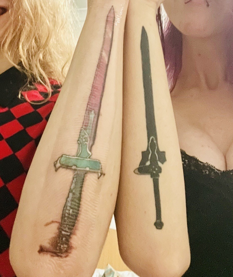 kirito sword tattooTikTok Search