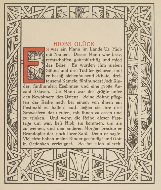 hideback: Ephraim Moses Lilien (Galician, 1874 – 1925) The Books of the Bible,