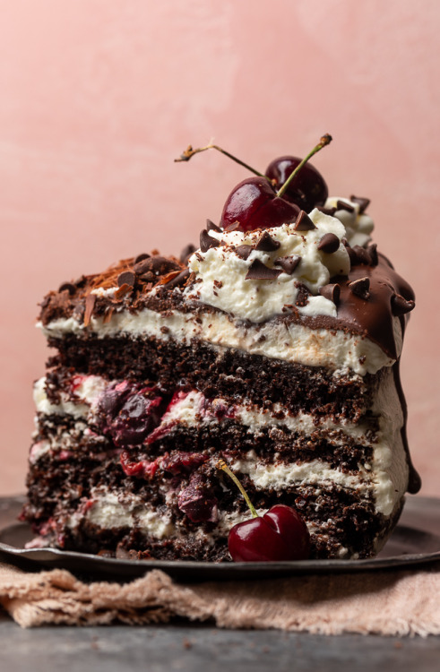 sweetoothgirl: Mile-High Black Forest Cake 
