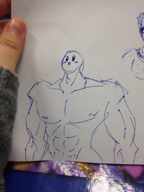 pistol-fingers:  i asked my friend to draw me kirby and 