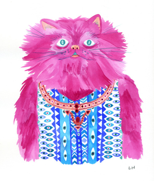 lisahanawalt:  Pink Cat Lisa Hanawalt Pre-order a book! 