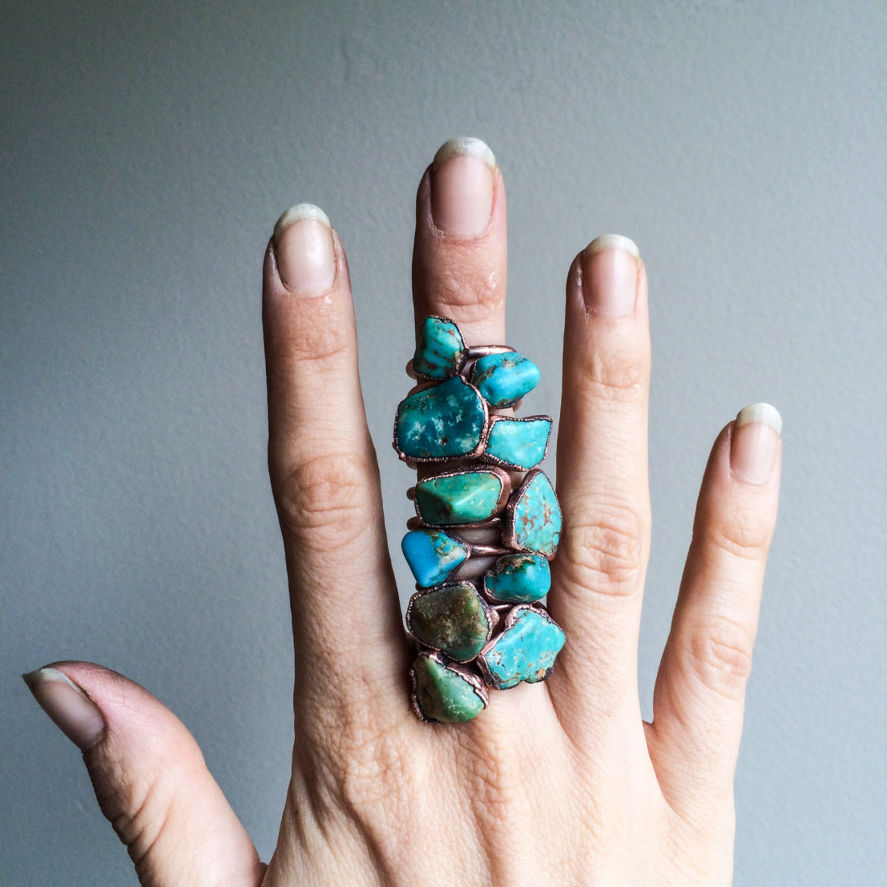 culturenlifestyle:Exquisite Raw Crystal and Electroformed Mineral Rings by Jessica