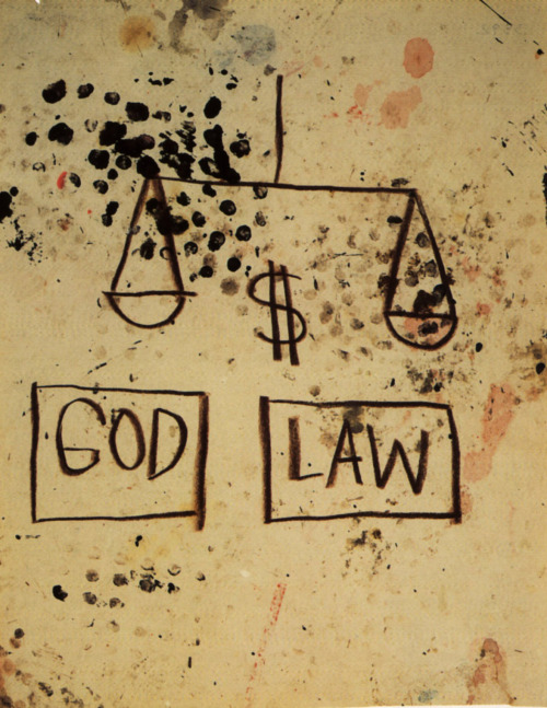 God, Law, Jean-Michel Basquiat, 1981, Jean-Michel BasquiatMedium: pencil,paper #basquiat#neoexpressionism#jeanmichelbasquiat#streetart#americanart
