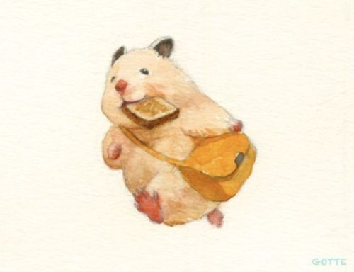boredpanda: Japanese Artist Depicts The Typical Life Of His Pet Hamster, And The Result Is Adorable
