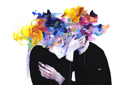 anjoinverso:  1. ( open parenthesis, close parenthesis ) 2. other’s voice 3. another one (inside the shell) 4. intimacy on display Por Silvia Pelissero (agnes-cecile.deviantart.com)
