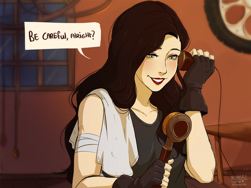 nymre:  A patreon drawing, idea from and chosen by patrons :)  Korra and Asami having