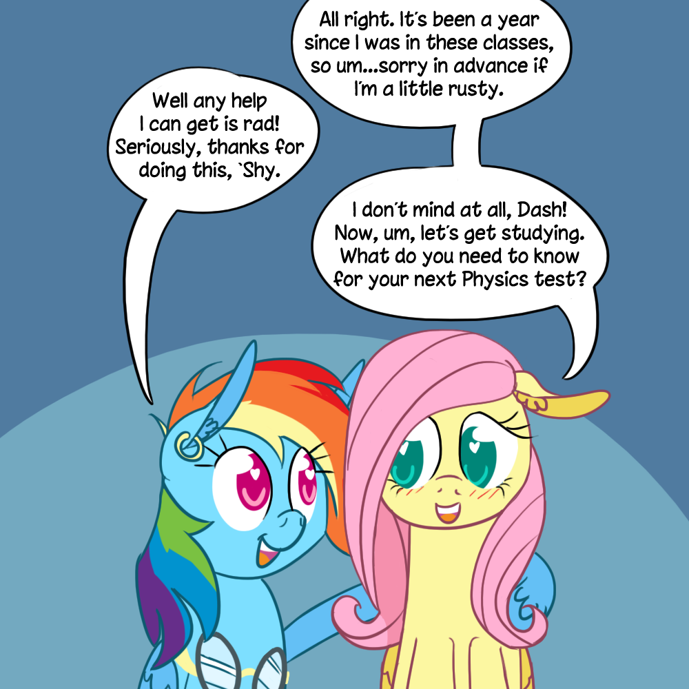 fluttershyreplies:  FlutterDash Prequel Trilogy Episode I: The Puberty Menace (Prologue)