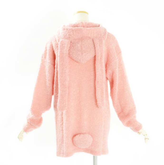 mahouprince:  milklim Fluffy Lop-Eared Bunny Long CardiganOnly a few days left to
