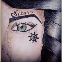 Desenhado. Sobrancelha dos sonhos huhuxasahu #drawingoftheday #nauticaltattoo #eyebrow #eyedraw #pencil