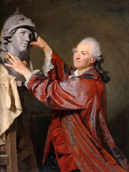 Ganymedesrocks:  Étienne Aubry (1745 - 1781), Portrait Of Sculptor Louis Claude