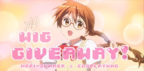 mori-summer:  This is my very first giveaway ! Affiliated with Cosplay Who ♥ ✧ Prize ✧  One wig from cosplaywho on storenvy ( ✧ the wig of your choice throughout the whole store! ✧ ) Extra goodies from Tofu Cute (not exactly the ones