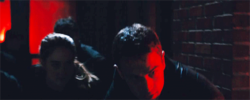 iamdivergent1701:  “Maybe I’m already sure, “ he says, “and I just don’t want to frighten you.” I laugh a little. “Then you should know better.” “Fine,” he says. “Then I love you.”