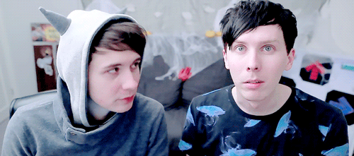 danssmileydimple:  Dan: N-No Homo.. But you are so adorable.