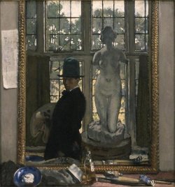 William Orpen - Myself and Venus, 1910 