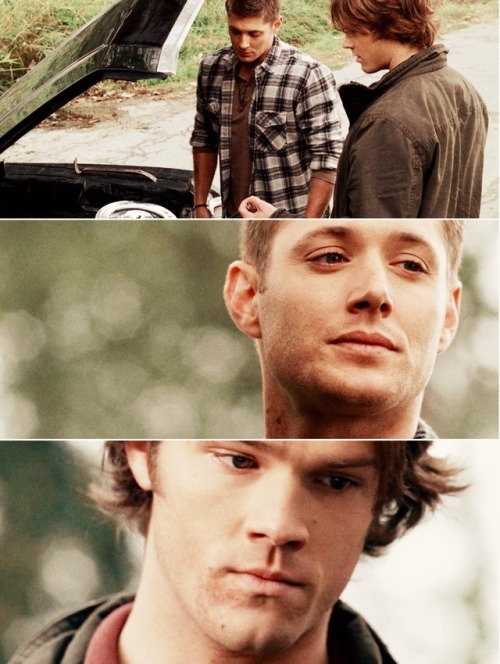 spn-idjits-guide-to-hunting: Dean: Come here for a second. Sam: Yeah. Dean: This rattle could be a c