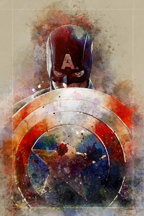 Porn photo extraordinarycomics:  Captain America by DanielMurrayART.