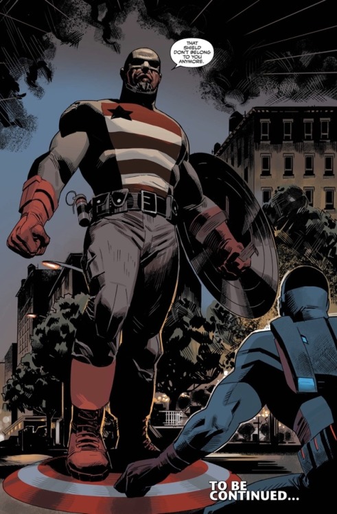 Captain America: Sam Wilson (2015) #12 Not too familiar with US Agent, but this scene looks awesome!