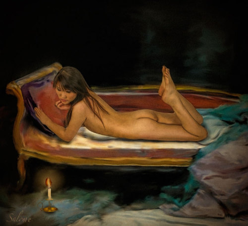 Sex salomehooper:  Couch and Candle by Salome pictures
