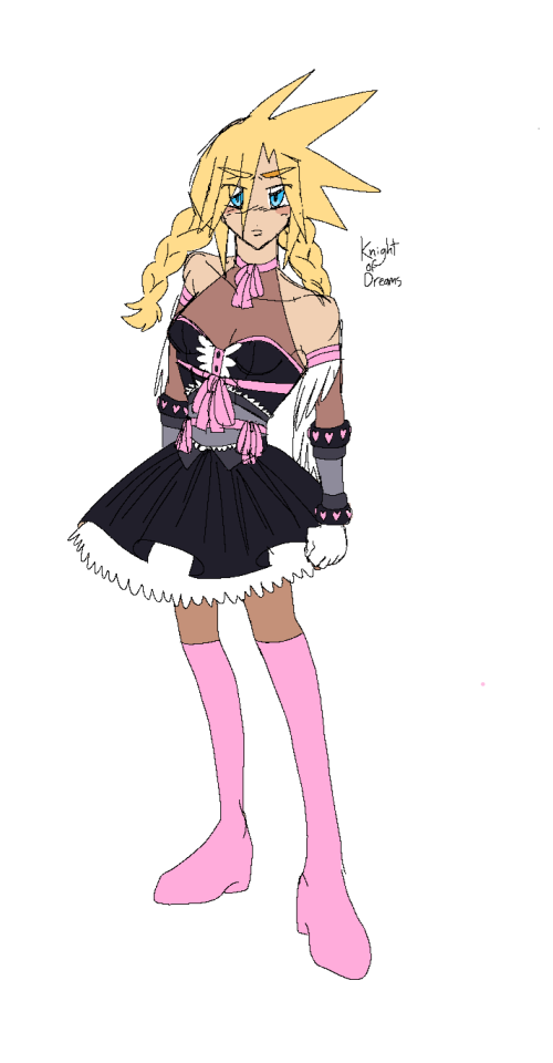 Me And My Buddy Amber (@hraeesvelgr) Have Been Working On A Ff7 Magical Girl Au Because We're Both Insane