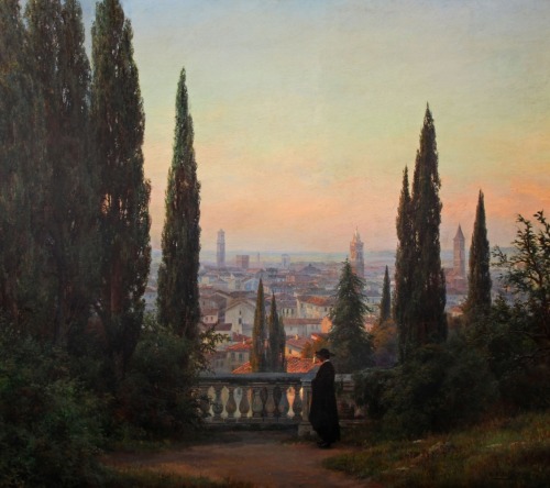 catonhottinroof:Ivan (Johann Alexander) Avgustovich Weltz  (1866 - 1926)Day burns. Verona. 