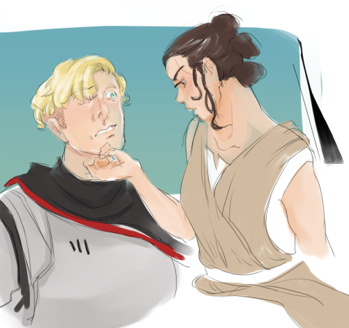 briary:it doesn’t matter when I post this bc no one cares about rey and phasma kissing besides