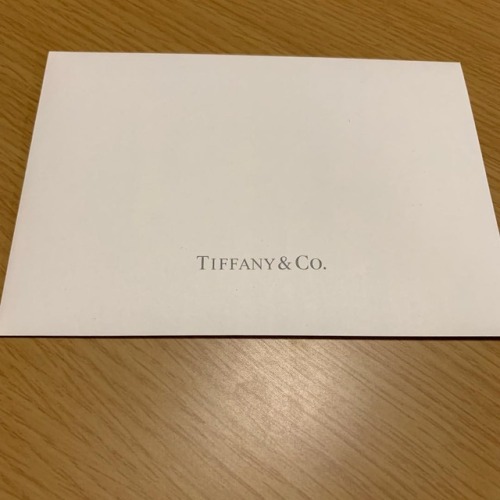 生きてます 買ってしまいました。 #tiffany #tiffanyandcohttps://www.instagram.com/tequila_yuuchan/p/BvwK-KjHgD_/?ut