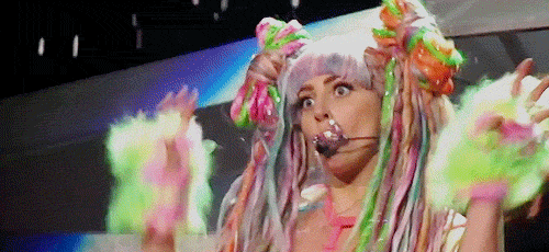 nocoffeeplease:  And now performing her hit single, Bad Romance