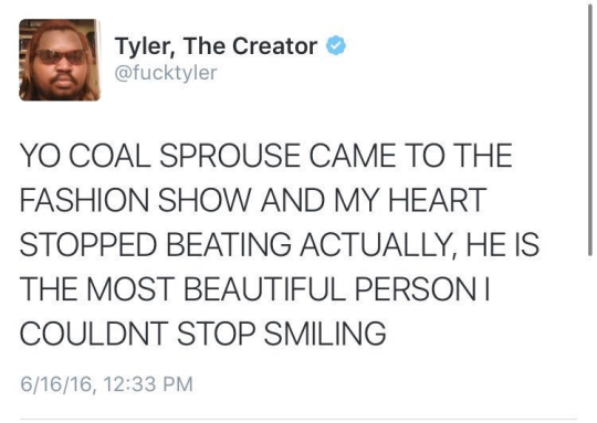 ok, but was tyler ever in the closet??