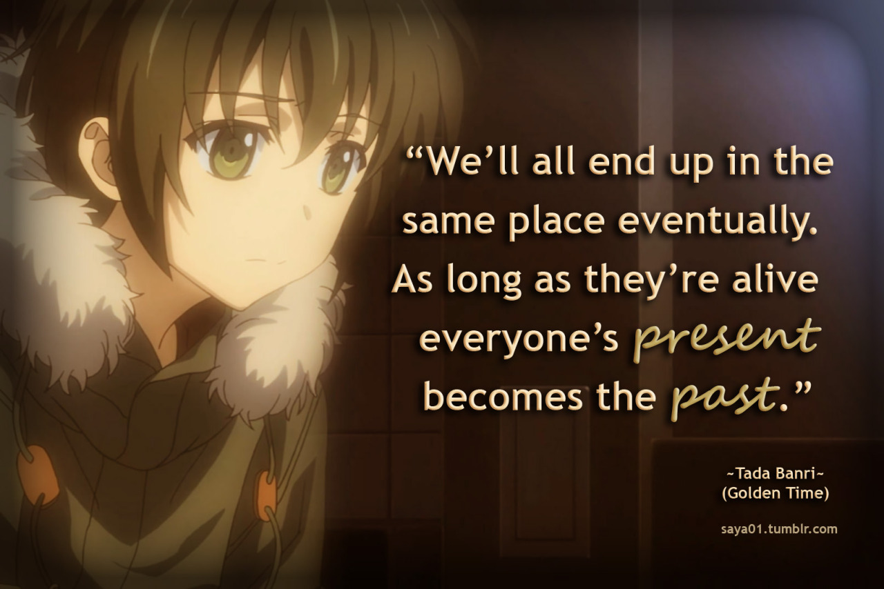 The 15+ Best Golden Time Anime Quotes We'll Never Forget