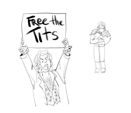 jaskier-than-thou:jaskier-than-thou:bluedillylee:

its just cruel really keeping them trapped in titty prison/armor like thatjaskier has a whole ditty that goes with the sign


he has a titty ditty?  when.  the.  nipples of the witcher ain’t imprisoned, take a picture! take a picture and you’ll wish you had one of another feature.   he’s a creature with a habit of disguising pretty titties neath a sacrilegious armor plate of hardened studded leather,   and you’ll never see the titty prison’s leather in the center of a scroll designed for letches in the privy with their mentors   but you know his areolae are protected from the weather by his hardened titty armor so the chafing’s probly pleasure  idk i tried. it’s fast and stopped making sense when the phone rang 🤣
https://soundcloud.app.goo.gl/GLfRWaDaeTxRnMka6 – there a recording of the titty ditty :) #omfg #i love this #titty ditty#the witcher #the witcher season 2