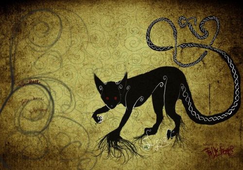 bestiarium: The Cat-Sìth [Celtic mythology; Scottish mythology; Irish mythology]Cait-Sh&igrav
