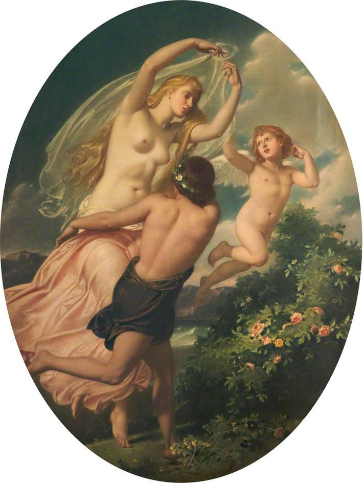 centuriespast:  William Edward Frost, 1810-1877 Aurora and Zephyr, 1852, oil on canvas,