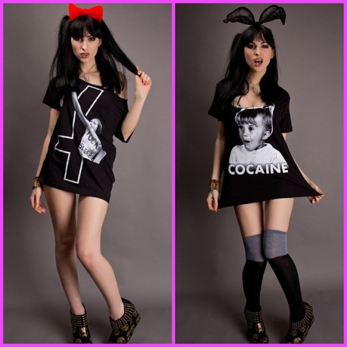 joeletz:  Check out my girl @beetlebailey88 rockin my line @fuxleep ‘s “Sperm nun” and “Cocaine kid”.  Follow both now! And get FUXLEEP shirts at www.fuxleep.com   #fuxleep #baileyjay #fuxleepforabettertomorrow #spermnun #cocainekid #blackpeople