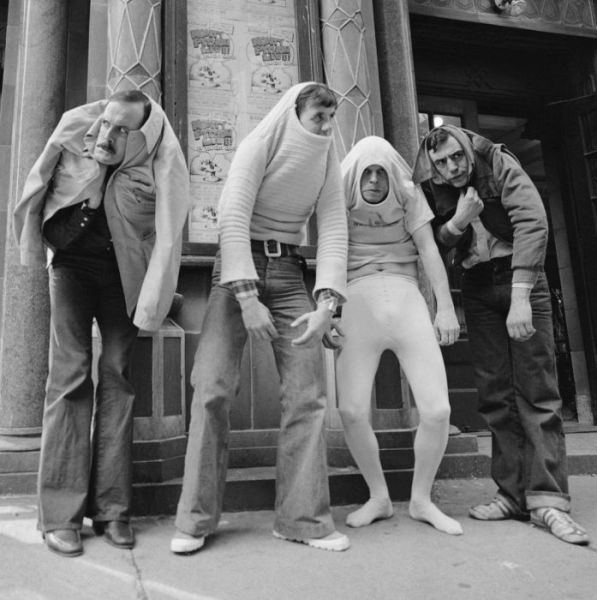 Questionable characters (four of the original cast of the surreal British comedy