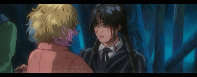 its-emimi:Wednesday screenshots 🖌️🐺