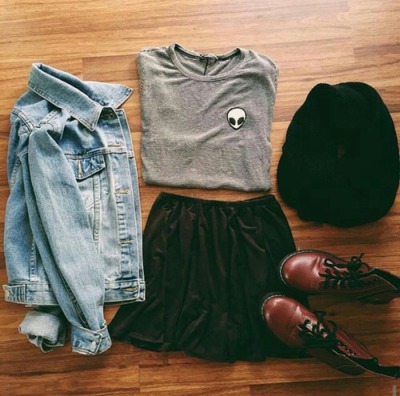 casual grunge outfits