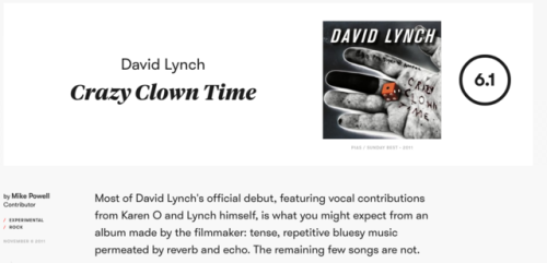 isitbetterthanemotion: Is it better than E•MO•TION?: David Lynch: Crazy Clown TimePitchfor