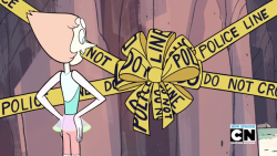 Holopearl:  Pearl Is Just So Happy About What She Did With The Caution Tape And That