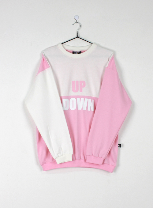 ROMEO TARGET MV -  BASIC COTTON UP DOWN PINKSweatshirt: x /  49,000원  (Currently: 29,000원)