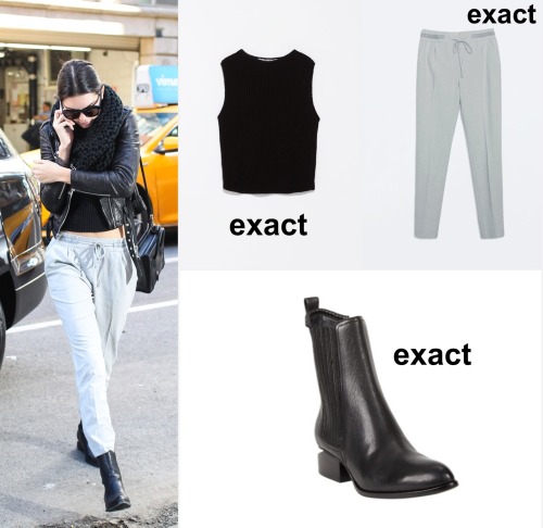 allthingskendall: Kendall was spotted out &amp; about in New York today wearing this exact Zara 