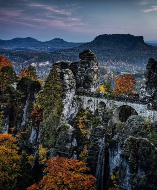 legendary-scholar:  Bastei Bridge, The Bastei