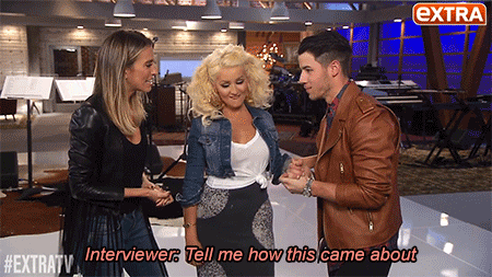 cumlikeyoumeanit:Monday, March 2, 2015: Christina Aguilera doesn’t remember neither having met the J