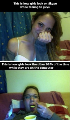 submissivedreamer:  I look like the second one when skyping with guys that I’m comfortable with! But then I get shy a lot and then I look a bit more like the first one. :P